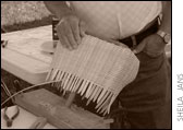 Handmade ash baskets are made in the Valley